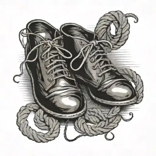 alfred Hitchcock rope shoes twilight zone tattoo design idea