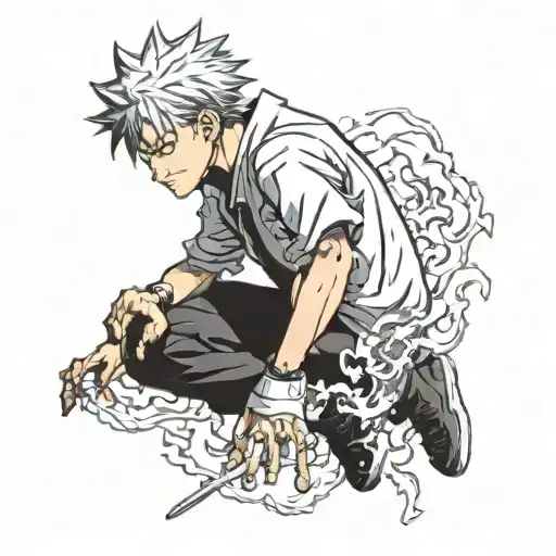 Jujutsu Kaisen tattoo design idea