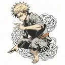 Jujutsu Kaisen tattoo design idea