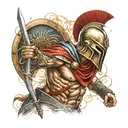 SPARTAN Warrior tattoo design idea