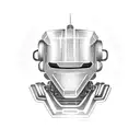 Robocop Upperbody epic pose tattoo design idea