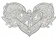 adoption symbol tattoo design idea