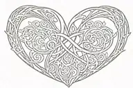 adoption symbol tattoo design idea