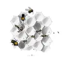 bee hive tattoo design idea