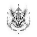 Arm sleeve with tattoo art related to freedom, following your passion, listening to your intuition, and emotional energy tattoo design idea