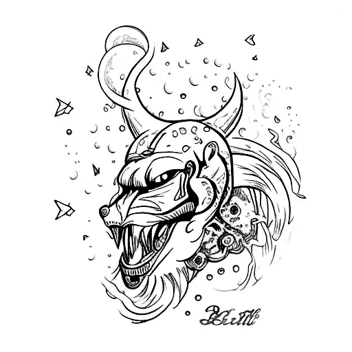 until the thrill of speed overcomes the fear of dead tattoo design idea