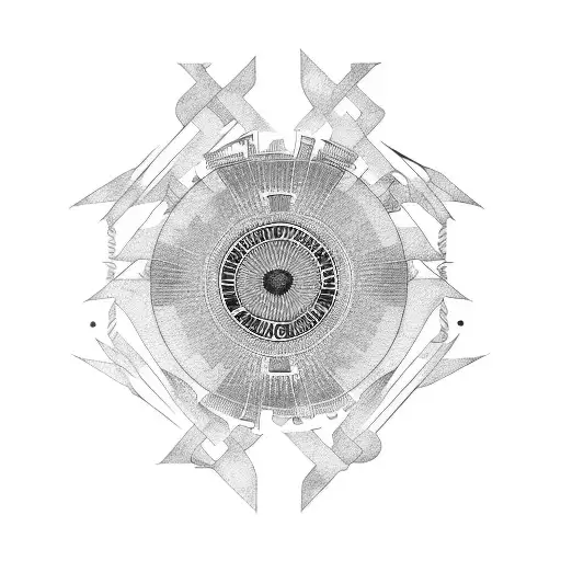  outline of the logo of the band "red hot chilli peppers" with the cover photo of the album "The Getaway" inside it tattoo design idea