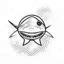 thresher shark tattoo design idea