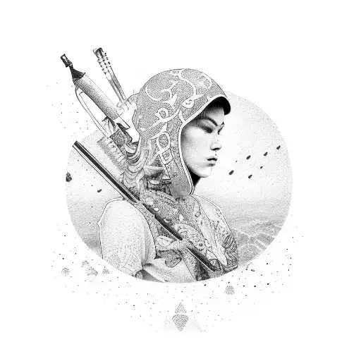 street black belt tattoo design idea