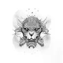 street black belt tattoo design idea