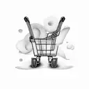 shopping cart   tattoo design idea