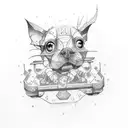 shopping cart   tattoo design idea