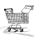 shopping cart   tattoo design idea