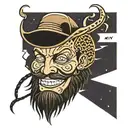 Bray Wyatt Firefly Logo with lantern  tattoo design idea