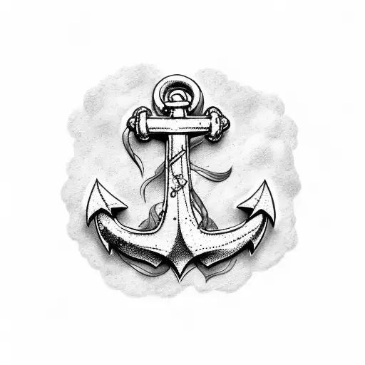 Anchor, Poppy, memorial tattoo design idea