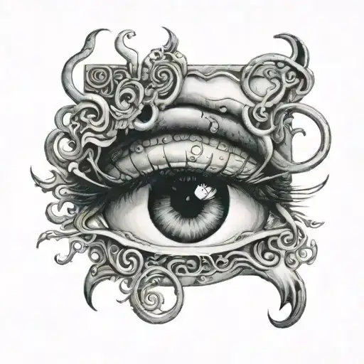 eyes, 2008, broken shackles, question mark tattoo design idea