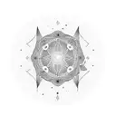 round tattoo design idea