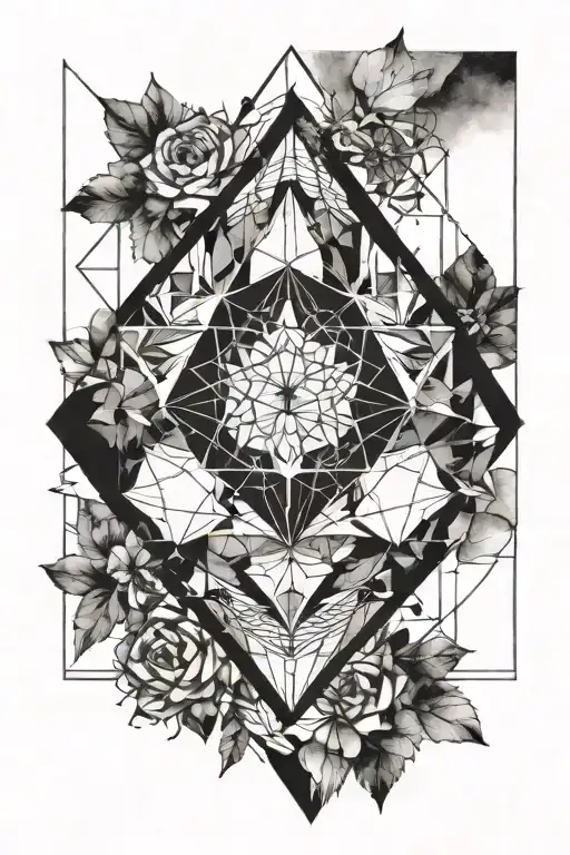 earthy, crystal, witchy tattoo tattoo design idea
