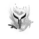 Death Orca tattoo design idea