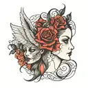 lesbian tattoo tattoo design idea