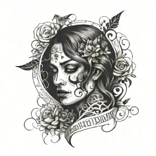 if I hadn't been born I wouldn't have died tattoo design idea