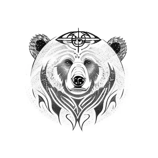 bear celtic tattoo design idea