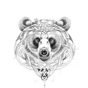bear celtic tattoo design idea