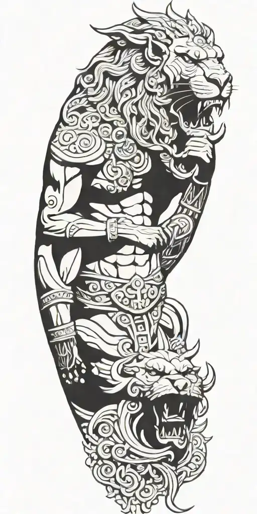 epic of Gilgamesh  tattoo design idea