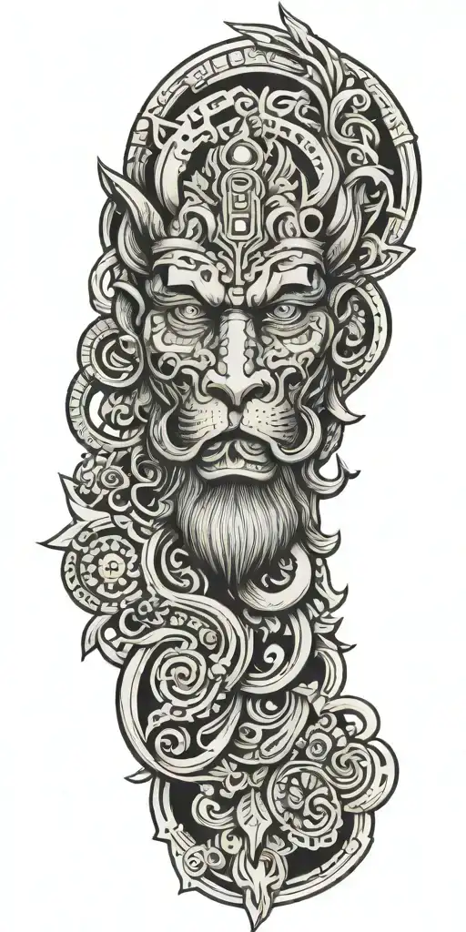 epic of Gilgamesh  tattoo design idea