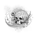 dead loved ones tattoo design idea