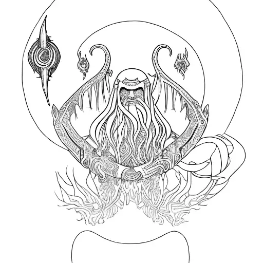 Dwennimmen tattoo design idea