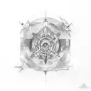 A tattoo design that represents the intersection of programming and philosophy tattoo design idea