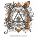 odd fellows tattoo design idea