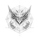 digimon geometry tattoo design idea