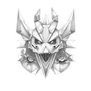 digimon geometry tattoo design idea