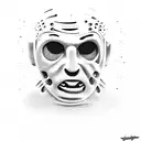 Jason Voorhees, Freddy Krueger, Michael Myers, Chucky, Slenderman, Billy from Saw, Poltergeist TV, Hannibal lecter faces tattoo design idea