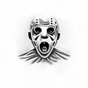 Jason Voorhees, Freddy Krueger, Michael Myers, Chucky, Slenderman, Billy from Saw, Poltergeist TV, Hannibal lecter faces tattoo design idea