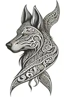 maori wolf tattoo design tattoo design idea