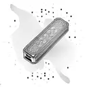 harmonica tattoo design idea