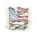 13 colony flag tattoo design idea