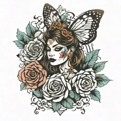 godmother paris party styling tattoo design idea