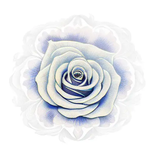 Philippine flag and five petal flower  tattoo design idea