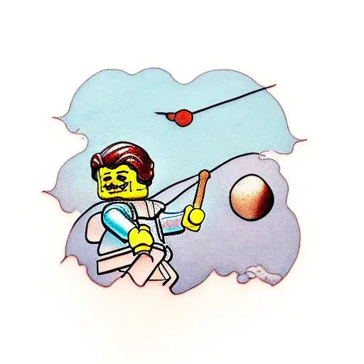 sisyphus lego tattoo design idea