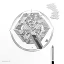 lego sisyphus tattoo design idea