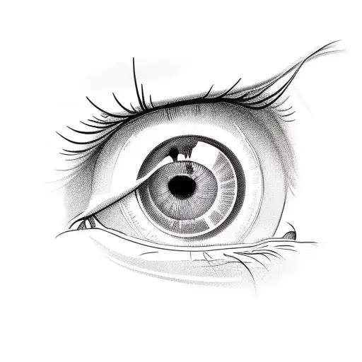 eye for an eye leaves us all blind  tattoo design idea
