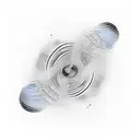 Sound waves transforming into musical notes tattoo design idea