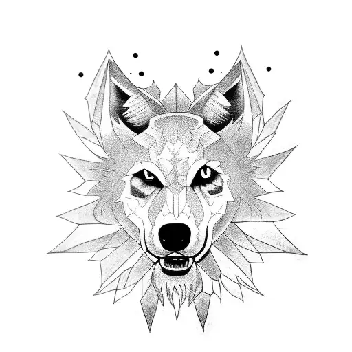 lobo tattoo design idea