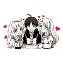 three hearts  tattoo design idea