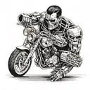 Terminator 2 tattoo design idea