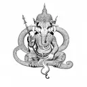 Quetzalcoatl, Ganesha, Thailand Tigers, Quetzal and eagle tattoo design idea